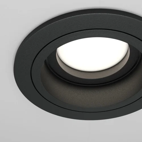 Светильник точечный Akron DL025-2-01B Maytoni чёрный 1 лампа, основание чёрное в стиле современный  фото 3